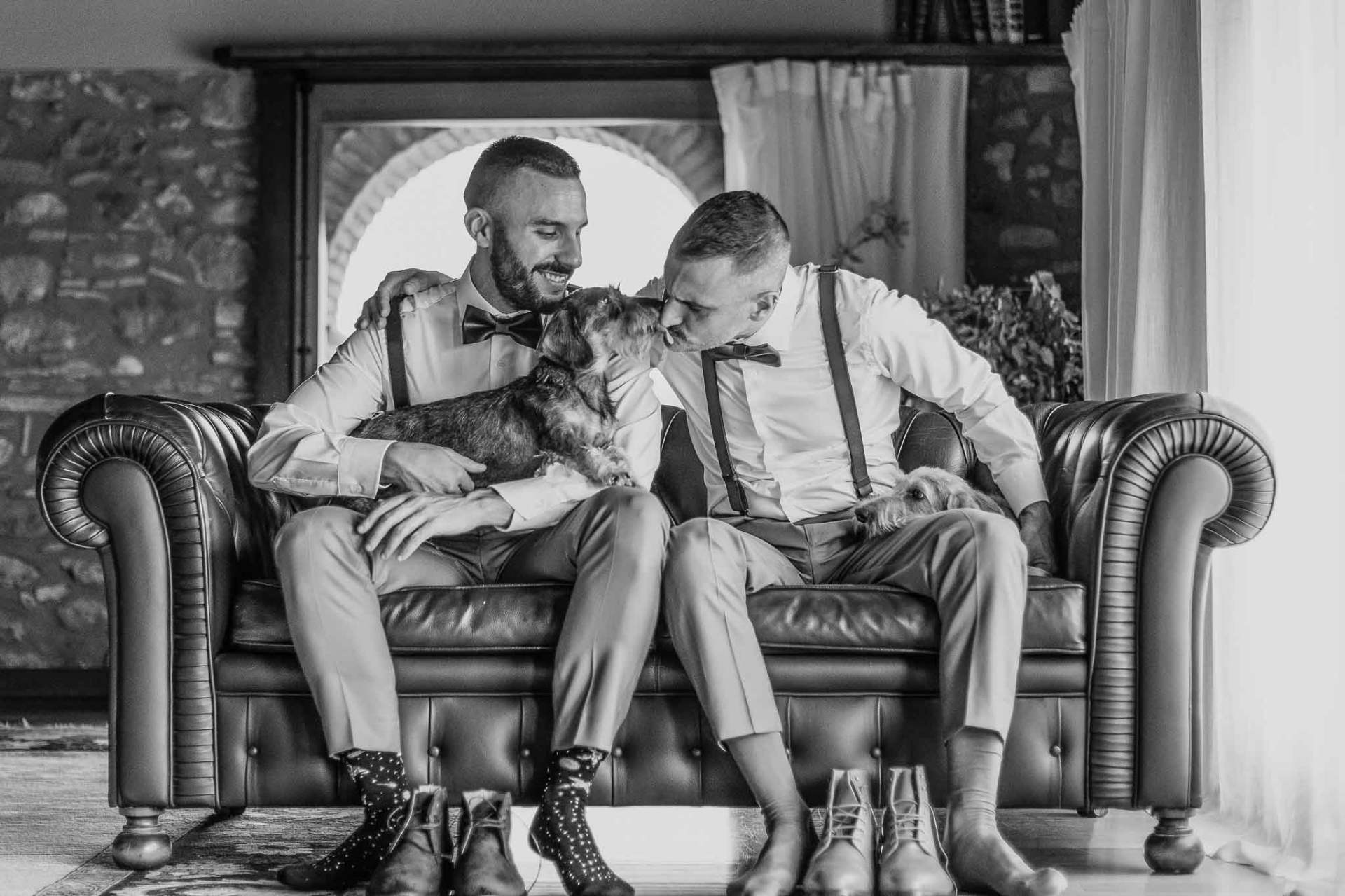 Boda con perros en Mas Terrats por Piña Colada