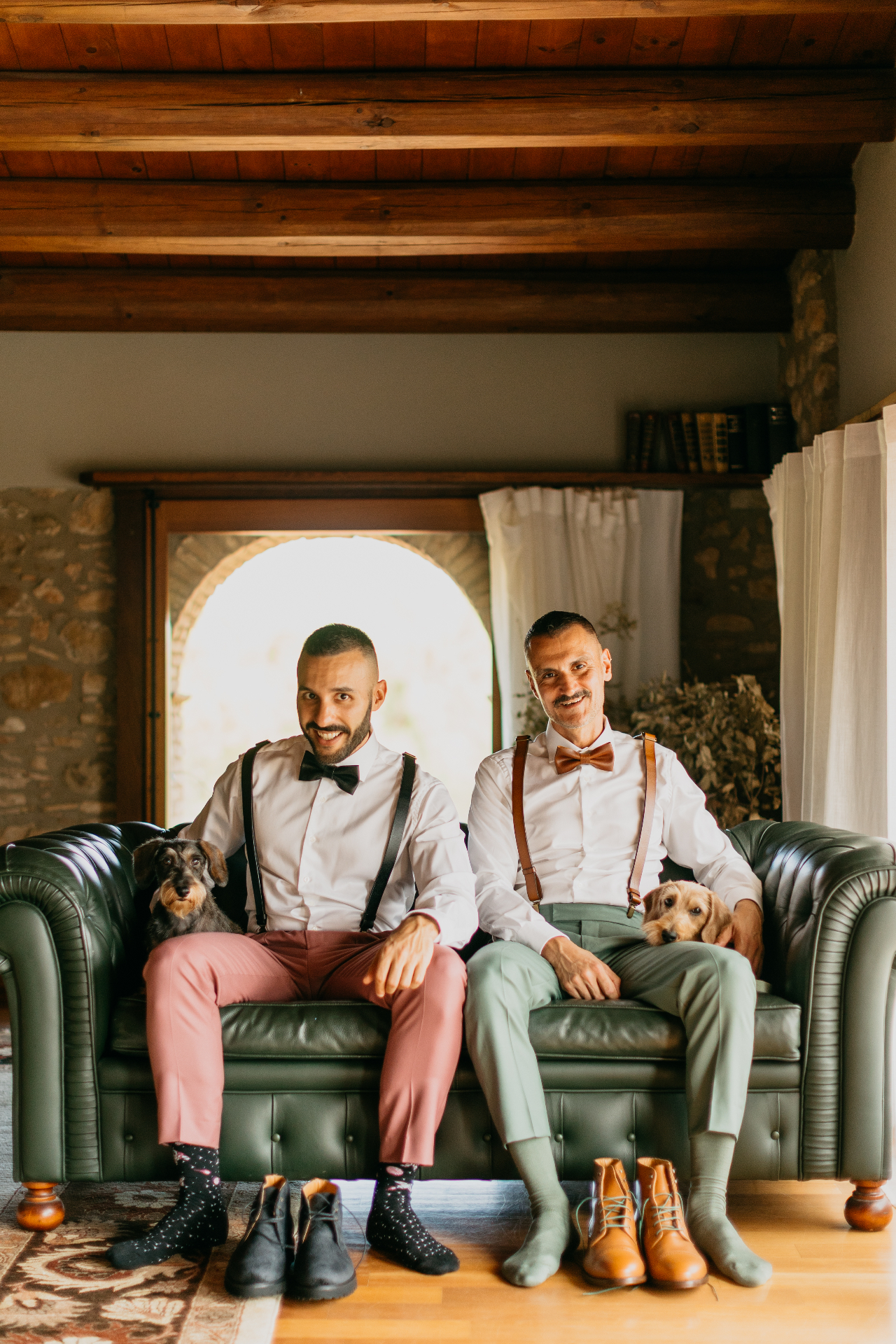 Gay wedding photographer Barcelona — Robert & Edgar at Mas Terrats