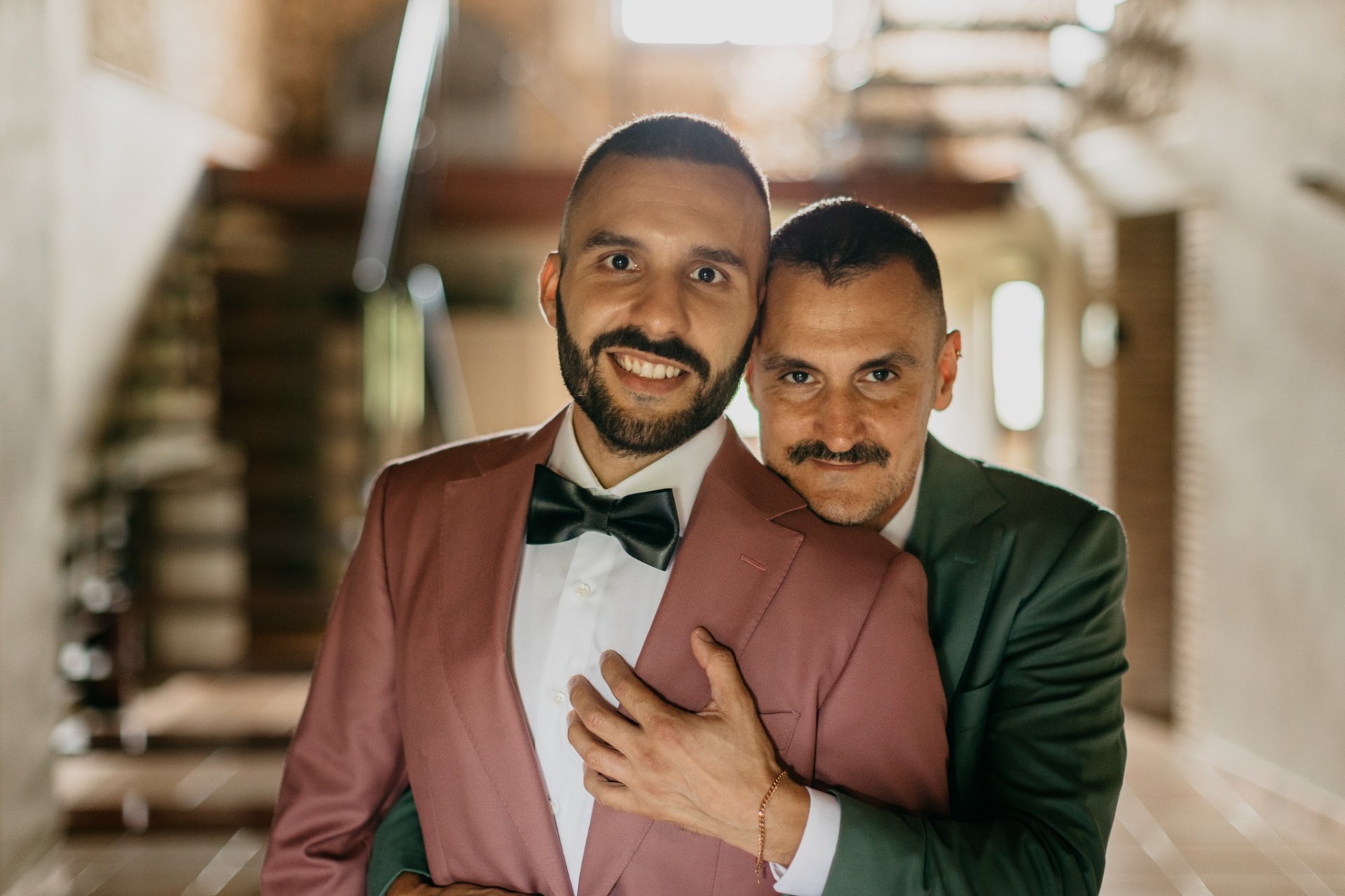 Robert and Edgar portrait at Mas Terrats